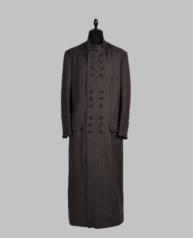 MACHIKO1 DOUBLE BREASTED LONG COAT