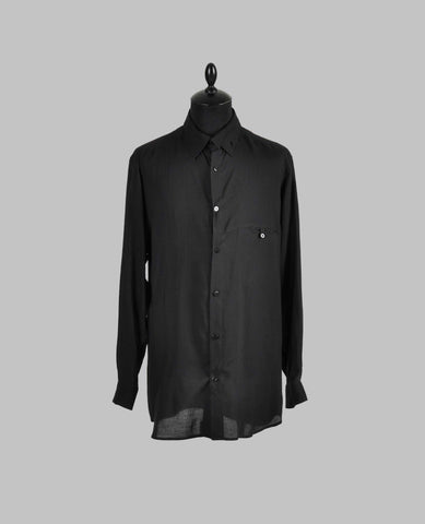 U-ARRANGED SPARE COLLAR CELLULOSE LOAN SHIRT