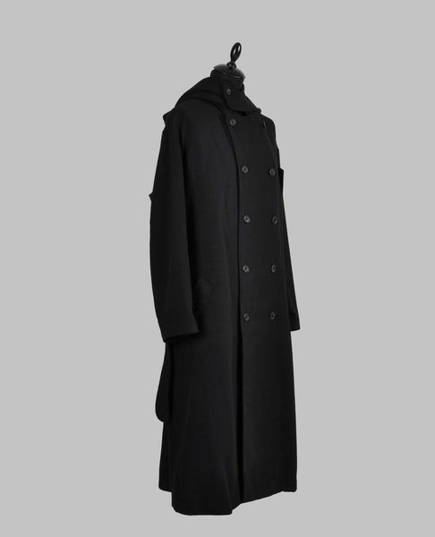 LONG HOODED COAT