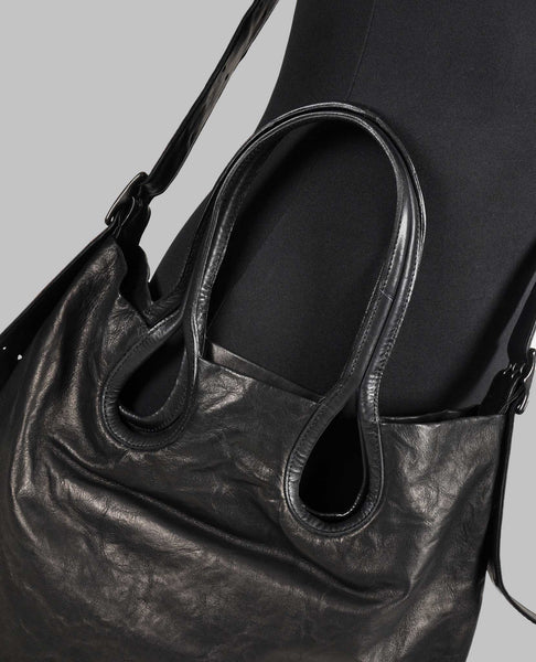 SHOULDER LEATHER TOTE BAG