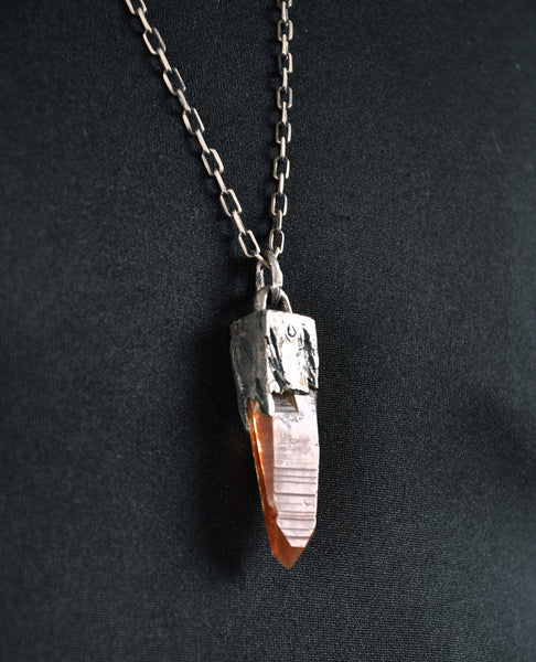 TANGERINE QUARTZ PENDULUM