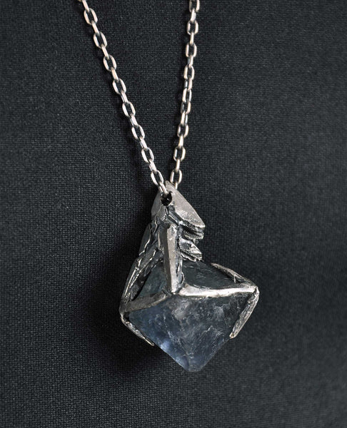 WHITE FLUORITE PENDULUM