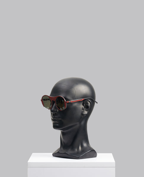 LIMITED EDITION PERSIAN RED ROUND SUNGLASSES (ML04)