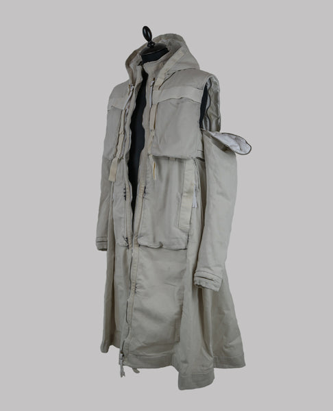 off-white boris bidjan saberi parka coat